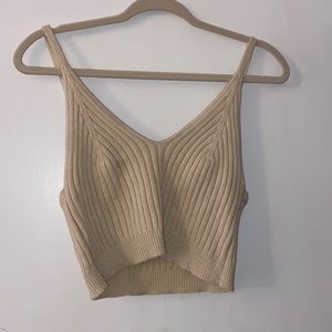 Knitted crop top